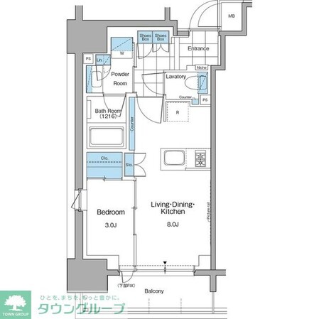 ルフォンプログレ本郷三丁目の物件間取画像